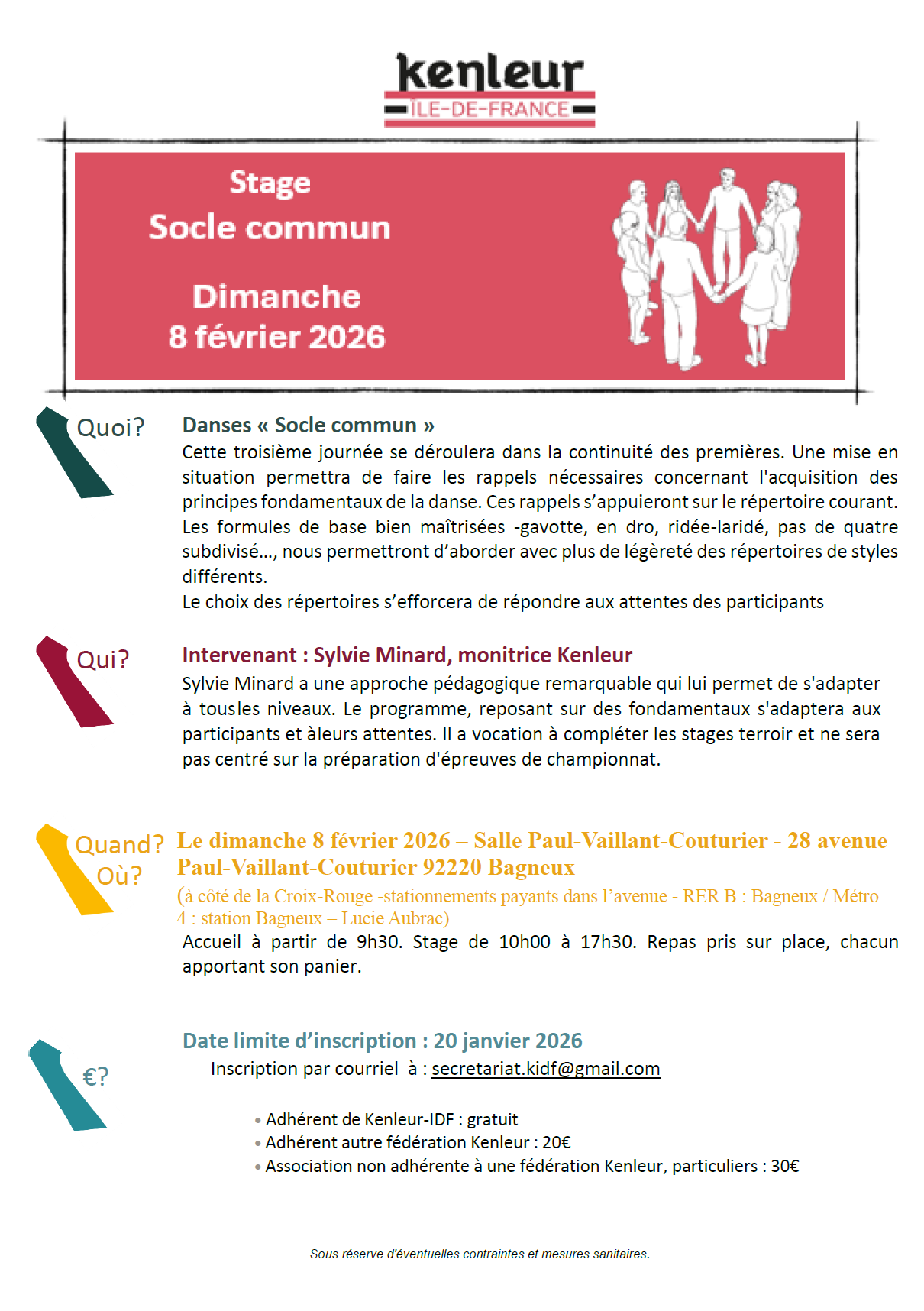 Stage socle commun 8 fev 2026