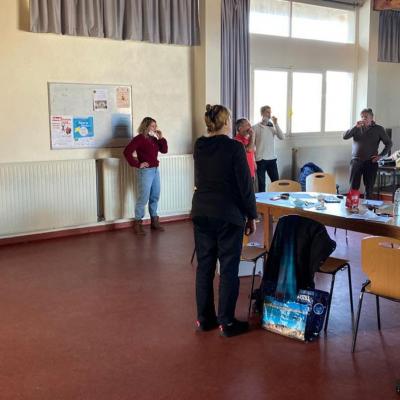 Atelier bombarde en pratique