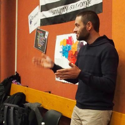 Cedric leblanc presentant le terroir 01