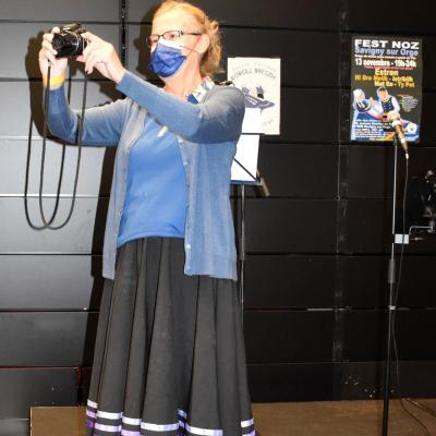 Francoise prend des photos