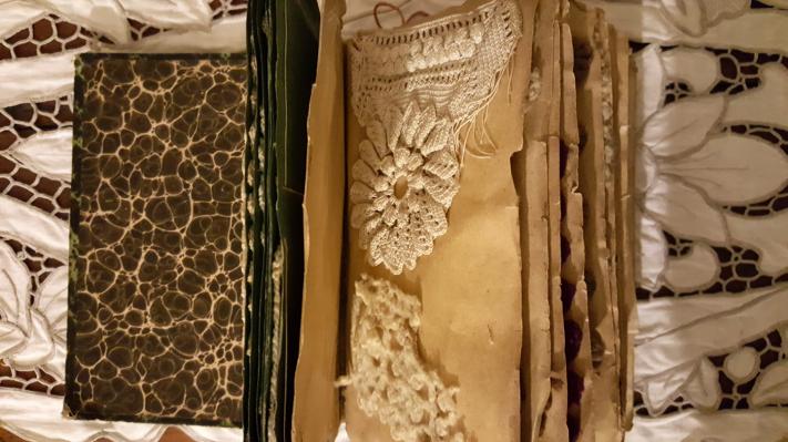 1 cahier de points de crochets de mary kieffer 1888