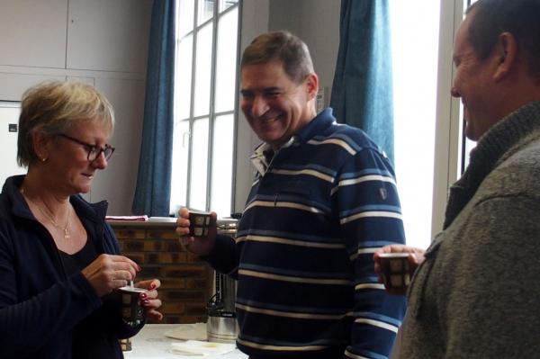 Accueil cafe du stage a savigny