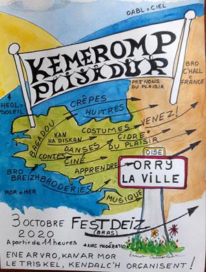 Affiche fete orry le ville
