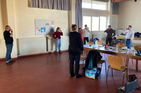 Atelier bombarde en pratique