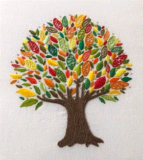 Encore de belles broderies d'une brodeuse de KIDF