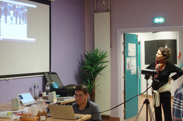 Des projections commentees