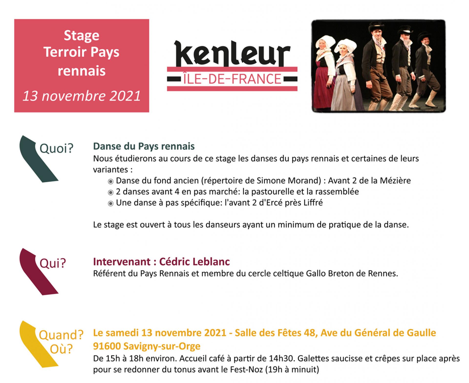 Fiche kenleur pays rennes pour tamm kreiz