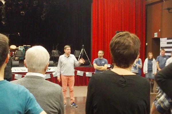 Ouverture du stage par cedric et joel