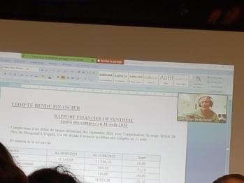 Presentation du rapport financier