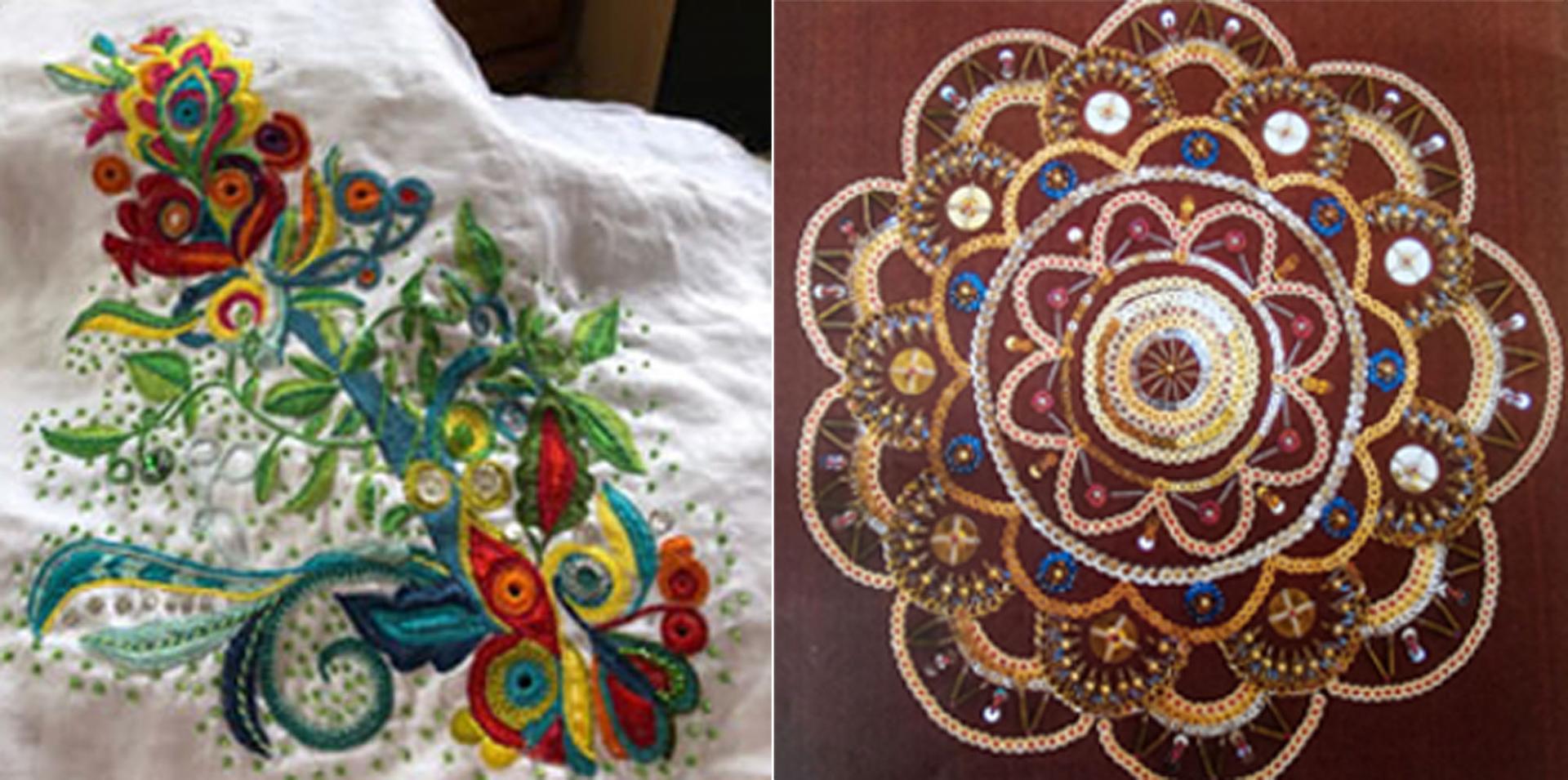 Réalisations du groupe Couture broderie de KIDF