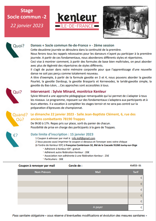 Stage socle commun 2 image